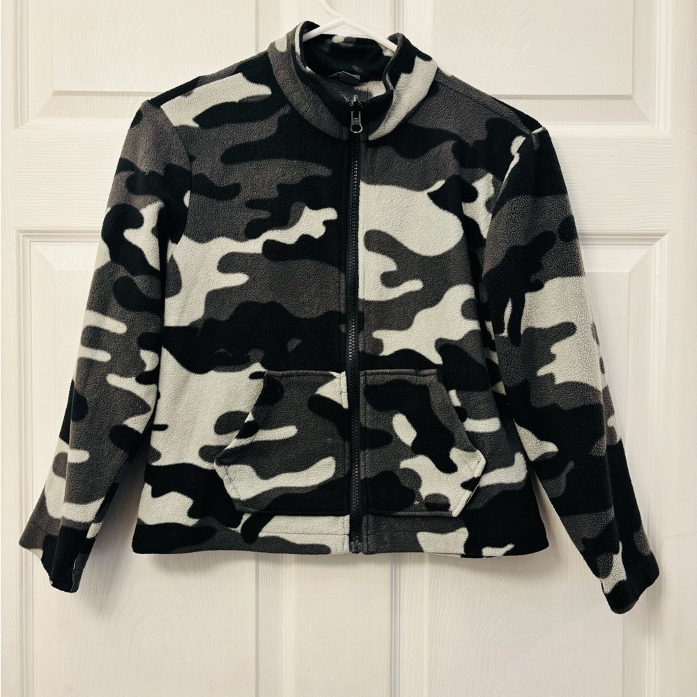 Eddie Bauer Kids Camouflage Fleece Jacket